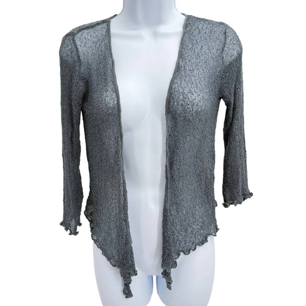 Cahaya by Tanami Open Knit Cropped Cardigan Shrug One Size Whimsigoth Fairy